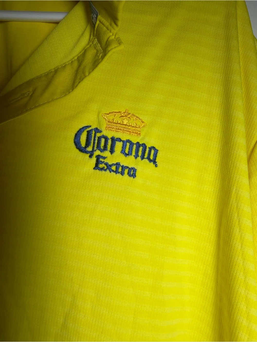 adidas Men's Yellow Corona Extra Performance Polo